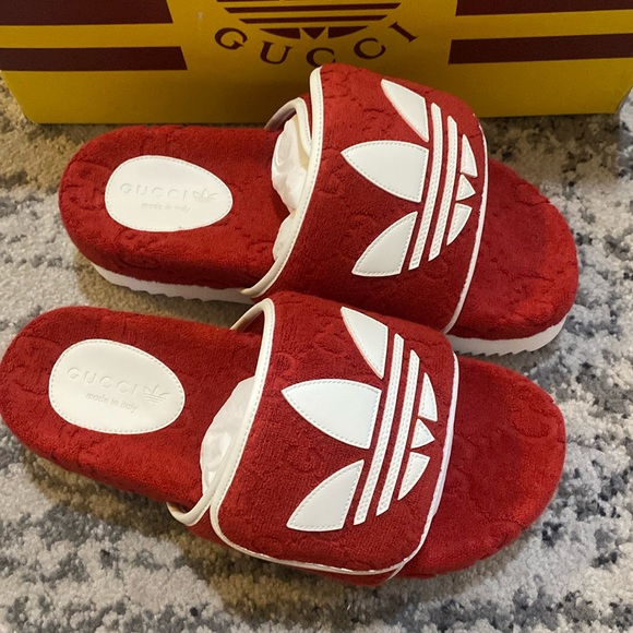 Gucci x Adidas Men Magic Sponge GG Demetria Platform Sandal size 9 main image 4